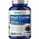 NusaPure Black Currant 10:1 לחלץ, 250 מ"ג Equivalent to 2,500 מ"ג, עבור Veg Caps 200 טבעוני, non-GMO
