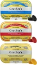 GRETHER'S Sugarfree Pastilles Blackcurrant, Elderflower & Redcurrant - מתנה עבור זמרים - טיפול טבעי עבור הקלה בפה יבש - 2.1 oz (Pack of 3)