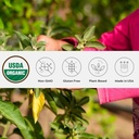 אבקת אשוגנדה אורגנית, Non-GMO, Fair-trade, Glu,ten Free, Single Origin, Grown in אורגון Fitogenic Ayurvedic Herbal תוסף ב-Resealable Jar