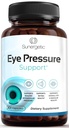 Sunergetic Premium Eye Pressure Support - תוספת ללחץ עין עם Saffron, Lutein, Zeaxanthin, Bilberry & Pine Bark - תמיכה Ocular Health & Total Vision - 30 Count Count