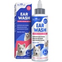 Cat & Dog Ear Cleaner Drops & Wash Solution - Yeast Otic Infection Treatment & Itchy Ear Relief for Pet - Wax Remover & Flush Remedy for Any Pets
