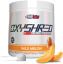 EHP Labs Oxyshred Pre Workout אבקת & Shred תוסף - אבקת Preworkout עם L Glutamine & Acetyl L Carnitine, אנרגיה Boost לשתות - Wild Melon, 60 משרתים