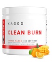 KAGED ניקוי Burn | Thermogenic Fat Burner אבקה | CaloriBurn GP, L Carnitine, קוקוס מים | Boost Metabolism, Energy, Focus