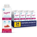Nepro Nutrition Shake עבור אנשים על דיאליזה, 19g חלבון, 420 קלוריות, מעורב ברי, 8 oz, Pack של 24