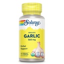 Solaray Organic Garlic Pills - 560 מ"ג תוספי Garlic לתמיכה בבריאות הלב - USDA אורגני Garlic כמוסות - טבעוני - 60-Day Money-Back Promise - 100 משרתים, 100 VegCaps