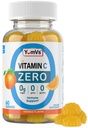 Yum-Vs - Zero Sugar ויטמין C חניכיים למבוגרים ולילדים - 250 מ"ג VIT C Immune Support Gummy ויטמינים - סוכר חינם Chewable ויטמין Cmy - ויטמין C Boostarian ויטמין C Boost80