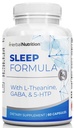 Herbal Nutrition תוספי שינה פורמולה הוא תוסף שינה רב-מורכב עם מלטונין, GABA, L-theanine ועוד, Sleep Like You are on Cloud 9! בקבוק Ct