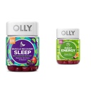 OLLY שרירים Recovery Gummies, Sleep and Sore שרירים תמיכה, 3 מ"ג מלטונין, Tart Cherry & Daily Energy Gummy, Caffeine חינם, ויטמין B12, CoQ10, Goji Berry, מבוגר תוספת תוספת תוספת תוספת צ'ווג