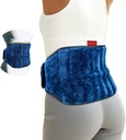 אימון מיקרוגל עבור כאבי גב, תקופות Cramps, 2.5LB בובות Microwavable Heating Pads, Moist Heat Therapy עבור Sciatica, Waist Coccyx, התחממות Compress Recovery Get Well Gift