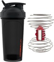 hydroCup Power Shaker w/Weighted Whisk, 28oz - Faster Mixing, Less Shaking דרש, Clump-Free Protein Shakes, Shaker Cup (Polypropylene, Black)