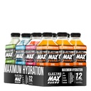 ElECTROMAX SUERO - Zero Sugar Electrolyte drink - 12-Pack Mix (21.3 Fl Oz כל אחד), hydrtion for Sports, Recovery, and Daily Use - Magnesium, Potassium, Zinc, Calcium - Zero Calories. (Mix Pack)