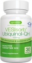 Igennus Advanced VESIsorb Ubiquinol 100 מ"ג 30 Softgels, 600% זמינות ביולוגית, Fast-Acting Water-Soluble Coenzyme Q10 for Energy & Heart, 1-Month Supply