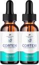 Cortexi Tinnitusאוזן טיפות - Cortexi 24, Cortexi Liquid Drops, Cortexi Reviews, Cortexi Drops for Ear Relief (2 Pack - 120 ML)