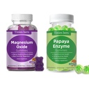 Tinies bers Papaya Enzyme Gummies ו Magnesium Oxidemies, בריאות עיכול עבור מבוגרים וילדים, טבעוני, סוכר חינם, non-GMO, Pectinium Oxidemies, בריאות העיכול עבור מבוגרים וילדים, טבעוני, סוכר חינם, non-GMO, Pectininium .