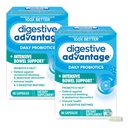 יתרון תזונתי IBS Probiotics for Digestive Health & Intensive Bowel Support, for Women & Men with Digestive Enzymes, Support for Occasional Bloating & Gut Health, 96ct קפסולות (2)