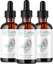 LIVORKA ZenCortex Drops, תוסף נוזלי לבריאות האוזן, תומך שמיעה בריאה - 3 בקבוקים (90 יום אספקה)