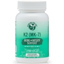 Alkaline for Life ויטמין K כ- MK-7: ויטמין K2 טבעי מ-Fremented Chickpeas MENAQ7 180 mcg | One-per Day 60 Day Supply Supports Bone & Heart Health