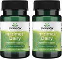 סוונסון N-zimes חלב 90 Veg כמוסות Enzyme (2 Pack)