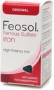 Feosol Ferrous Sulfate Iron, Original Tablet 120 ea (Pack of 4)