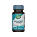 Nature's Way Biotin Forte, תומך שיער בריא ועור*, אנרגיה ותפקוד עצבי*, 60 טבליות