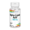 SOLAרי Alpha Lipoic Acid 250 מ"ג - 60 VegCaps - פעילות אנטי חמצון בריאה ותמיכה באנרגיה - Non-GMO & טבעוני