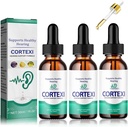 REYROB 3 Pack Cortexi Tinnitus טיפול, [1x30ML] Oraclexi Hearing Support Drops,Cortexi Advanced Formula Drops for Ear Health