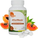 Zahler Aftermeals, Natural Antacid Chews, Papaya Enzyme Chewable Tablets, Digestive Aid Supplement, Certified Kosher, 100 טבליות Chewable