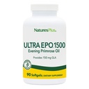 NaturesPlus Ultra EPO 1500 - Evening Primrose Oil - Premenstrual and Menopausal Antioxidant Support - מקדם Clear Skin - Gluten Free - 90 Softgels, 90 משרתים