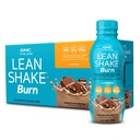 GNC Lean Shake Burn with Caffeine, Meal החלפה, שוקולד Mocha, 25g חלבון, קליני פרובנס ניהול משקל פרובנס, מוכן לשתות, אפס הוסיף סוכר, 14 oz בקבוקים, Pack של 12