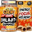 דימלאיה טהורה Shilajit Gummies - High Potency Gold Score Resin - אנרגיה Boost ו- Immune Support for Men and Women with Ashwagandha and Shatavari - 60 מסטיק - Peach & מנגו