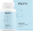 Mars Surgemax Natural כמוסות עם Shilajit & Safed Musli | תמיכה באנרגיה, כוח ותחמושת | עבור Active Lifestyle 60 קפסולות | חבילת 1 1