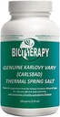 Biotherapy Genuine Karlovy Vary Healing מינרל מים Thermal Spring Salt - Natural מינרלים מינרלים תוספת ניקוי - תמיכה מערכת החיסון ושיקום Acid-Alkaline Balance - 100 גרם (3.53oz)