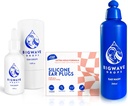 אוזניים Care Bundle - כולל טיפות אוזניים, אוזניים Wash & Silicone אוזניים Plugs - עבור שחיינים, ספורטאים, צוללים, מטיילים - מוצרי טיפוח אוזניים לגברים, נשים, ילדים ומבוגרים - המתנה הטובה ביותר לשחייה