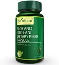 Natrition Aloe Vera Gel לחלץ קפסולות עם Soybean Dietary סיבים - Best Intestinal ניקוי תוסף - שיפור העיכול ו- Constipation הקלה - 80 קפסולות