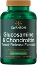 Swanson Timed-Release Glucosamine & Chondroitin Sulfate 750/600 מיליגרם 120 Tabs