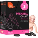 Zahler Prenatal ויטמין עם DHA & Folate - DHA תוספים & Prenatal Multivitamin for Mother and Child - כשר טרום לידתי DHA prenatal ויטמינים עם ברזל, Pre Natal Softgels ( Count (Pack of 1))
