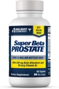 SUPER BETA PROSTATE PROSTATE PROSTATE OF Men - צמצום נסיעות האמבטיה, קידום השינה, Better Bladder ריקה & בריאות Prostate, Beta Sitosterol - 60 Count (Pack of 1)