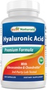 Best Naturals Hyaluronic Acid 100 מ"ג 120 קפסולות - תמיכה משותפת בריאה ועור לנוער (859375002702)
