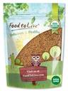 מזון לחיות - אורגני אלפאאלףה Sprouting Seeds, 8 Ounces non-GMO, כשר, Sproutable, Raw