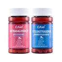 CAW Telomere תומך Hypersorption Cycloastragenol 10 מ"ג 30 קפסולות ו Astragaloside IV 50 מ"ג 30 קפסולות