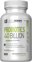 פרוביוטיקה 40 מיליארד CFU 4 סטרינס + Prebiotic - תומך בבריאות העיכול ואינטימיות - עוזר עם עצירות, Diarrhea, Bloating - Gluten-Free, non-GMO - מיוצר בארה"ב - 60 קפסולות