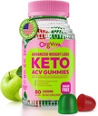 Keto Acv Gummies for Advanced Weight Loss: Apple Cider Vine Gumgarmies with Vietnams to Support Digestion, Metabolism, & Immune Health - סוכר חינם 80 ct