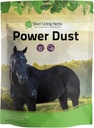Silver Lining Herbs 16 Power Dust - צמחי סוס עזרה ראשונה אבקה או Poult Mixice - צמח טבעי עבור סוסים - טיפול סוס וטיפול - סיוע טבעי Equine הראשון - 1 lb Bag