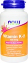 Now Foods ויטמין K-2,100mcg, 100 caps (Pack of 2)