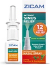 Zicam Intense Sinus Relief No-Drip Liquid Nasal Spray with Cooling Menthol & Eucalyptus, 0.5 אוונס (Pack of 1)