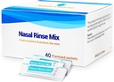 40 Pre-Mixed Saline Packets Sinus Rinse for Neti Pots and Nasal Irrigation Systems, Salt Packets ביעילות Sinus Rinse for Allergies & Communityestion