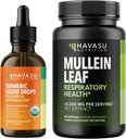 אורגני Turmeric נוזל + מולליין Leaf קפסולות Bundle
