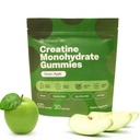 Creatine Gummies 5g Monohydrate + Tairine & B12 - סוכר חינם, טבעוני, Gluten-Free - ירוק אפל - 120 הרוזן (30 משרתים) עבור כוח, אנרגיה ו Focus
