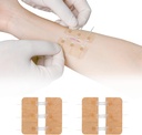 Zip Stitch Laceration תיקון ללא Stitches Butterfly Bandaids מהיר Clot - חירום Wound Closures התקן 2 Pieces(PU)