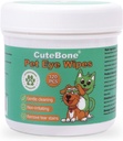 SweetBone Pet Eye Wipes 120 Count - Gentle ו-Soothing Eye ניקוי Wipes for Dogs and Cats, Removes Dirt, Tear Stains, and Debris, מונע זיהומים בעין, רכיבים טבעיים, בטוח וקל לשימוש